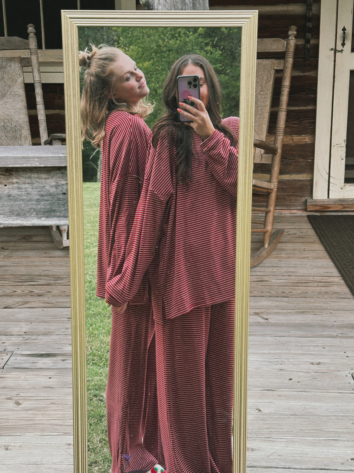 The Weekend Pullover in Merlot