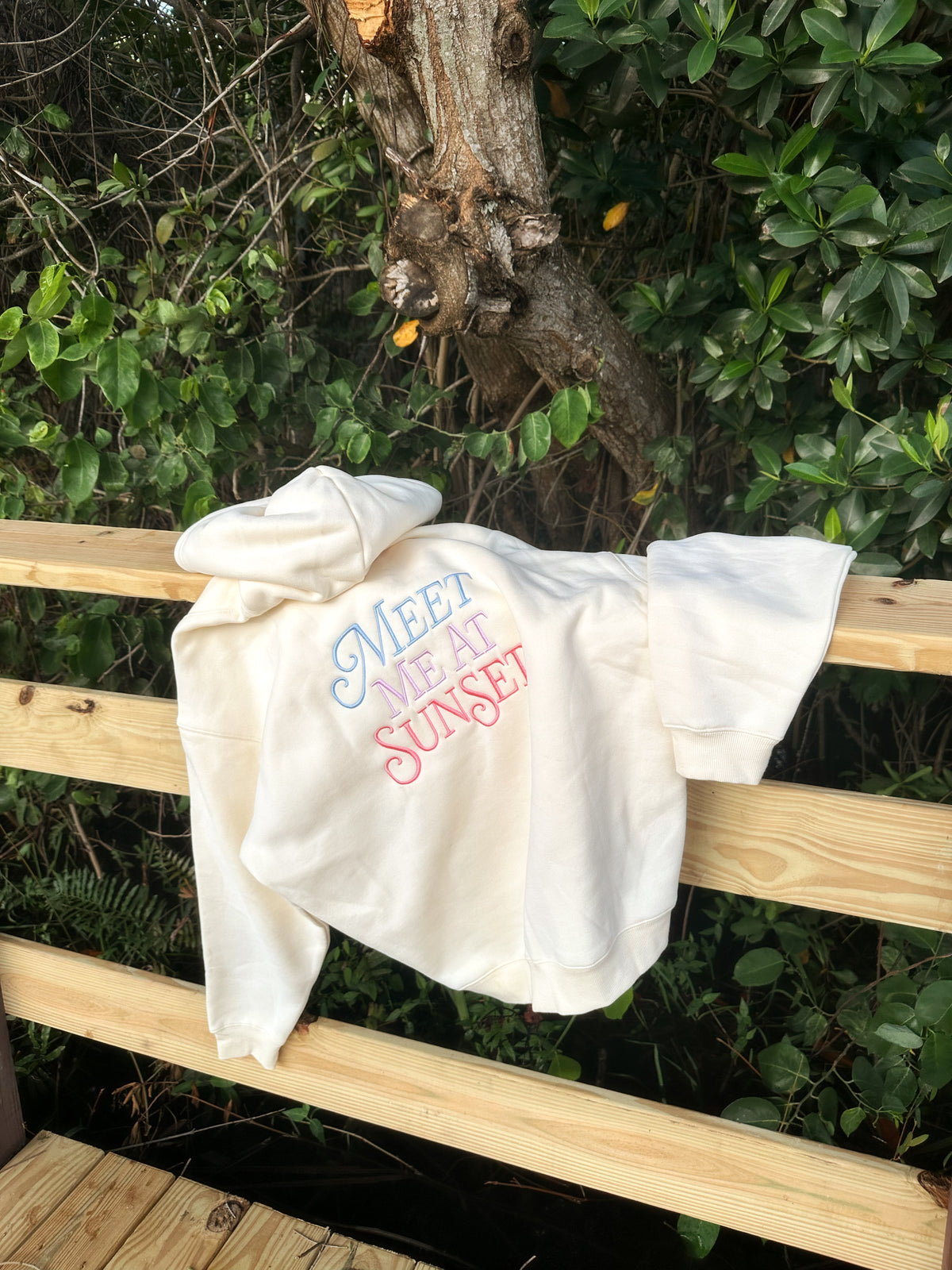 Meet Me At Sunset Hoodie in Light Yellow
